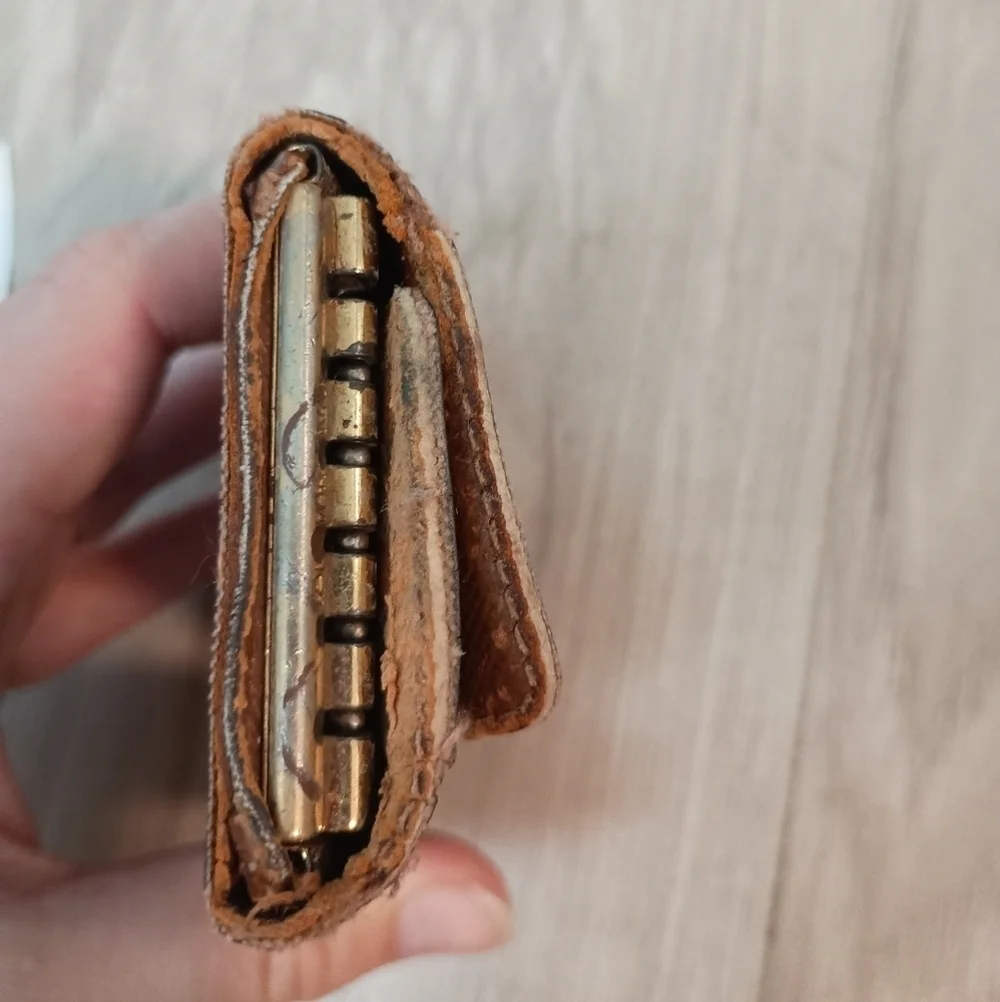 Authentic Louis Vuitton, Brown Mono Coin Purse-Key Case